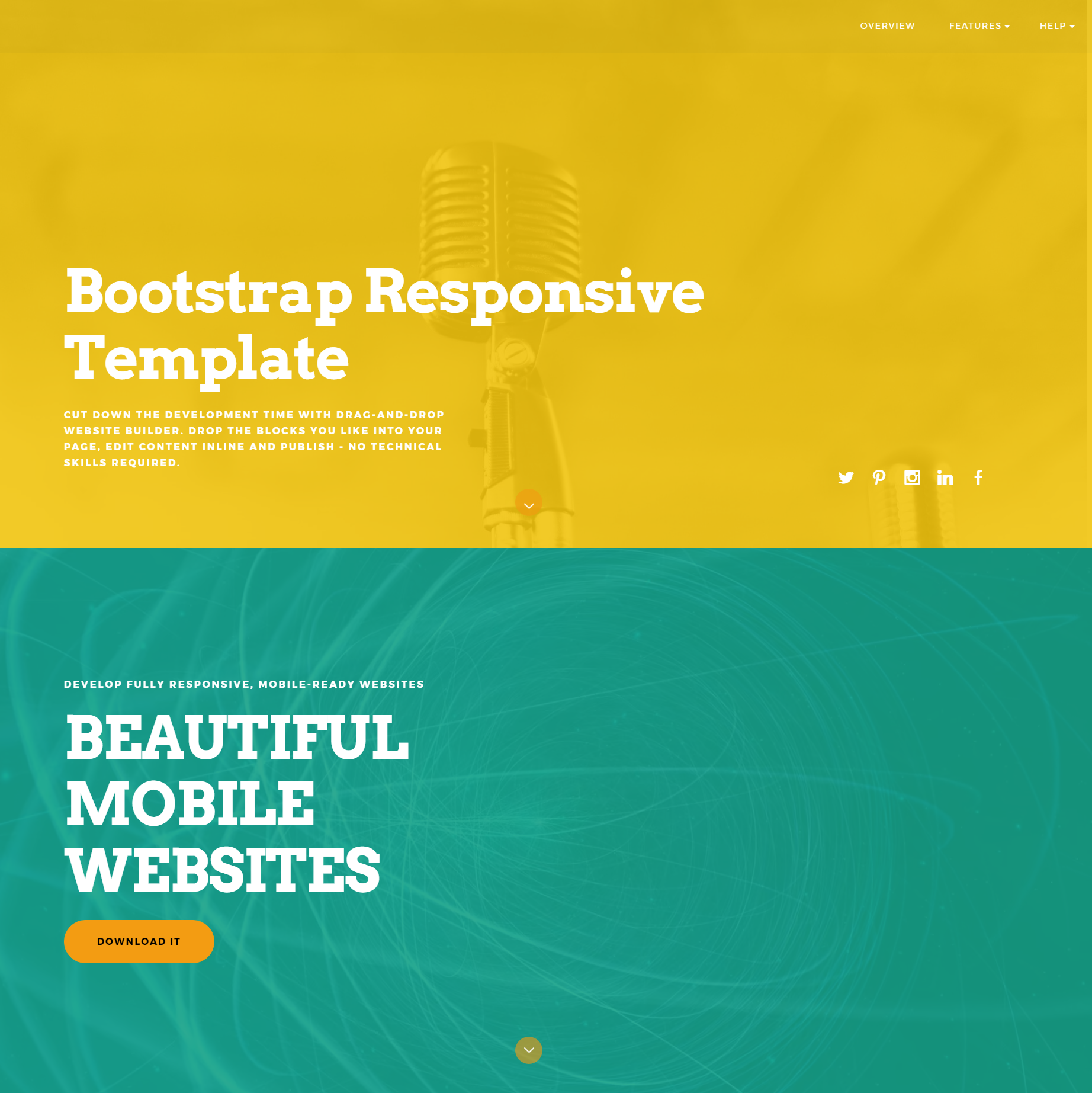 HTML Bootstrap Responsive Themes