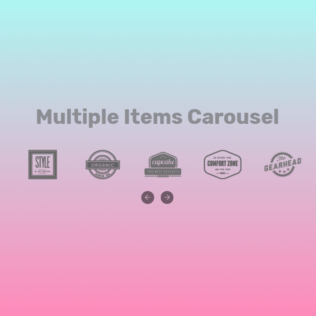 Bootstrap Multiple Items Carousel