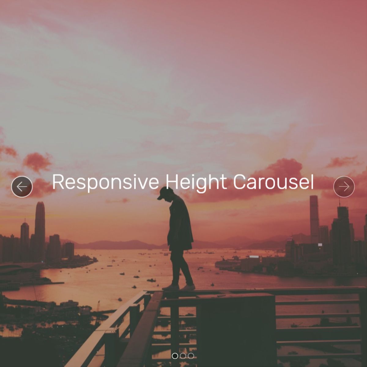 Bootstrap Responsive Height Carousel