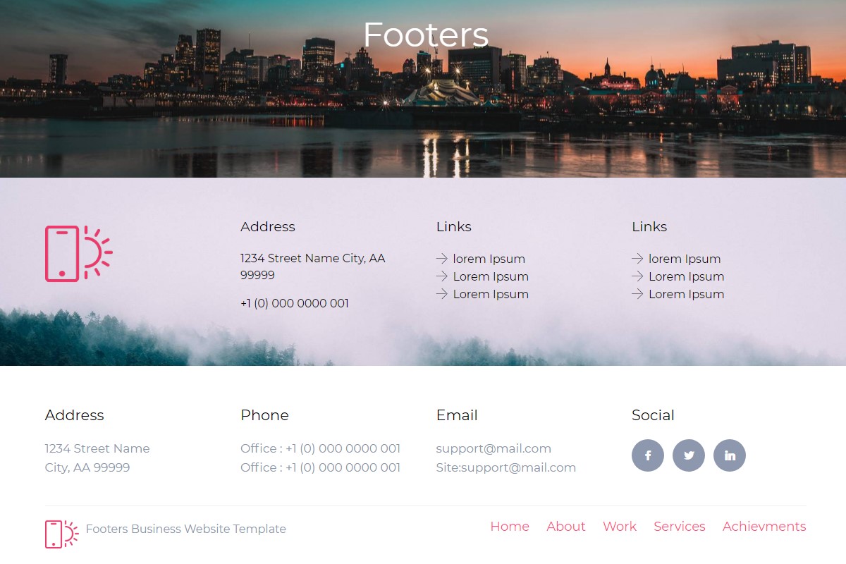 Useful Footer 