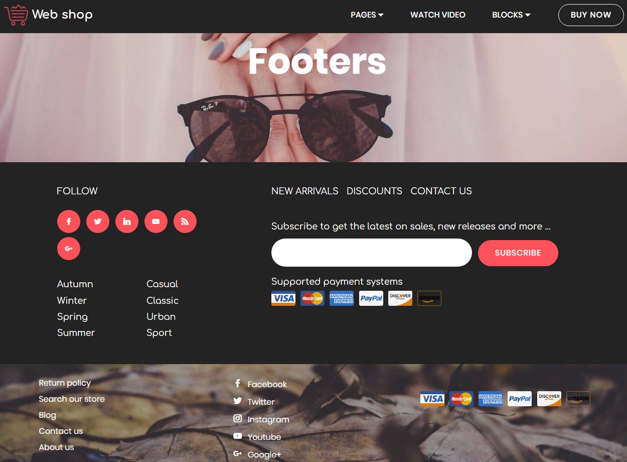 Awesome Footer 