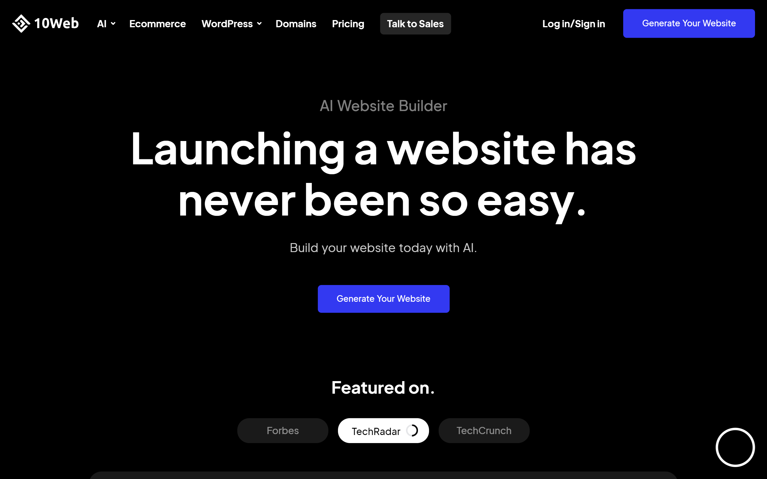 10web AI Website Builder